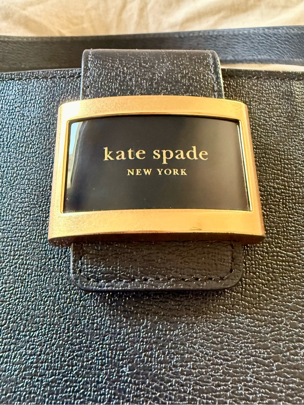 kate spade Black Structured Satchel with Gold Hardware - Picture 11 of 12